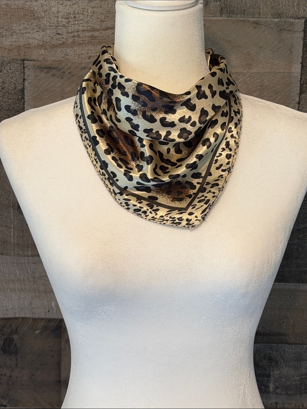 Leopard Print Scarf - Picture 2 of 16